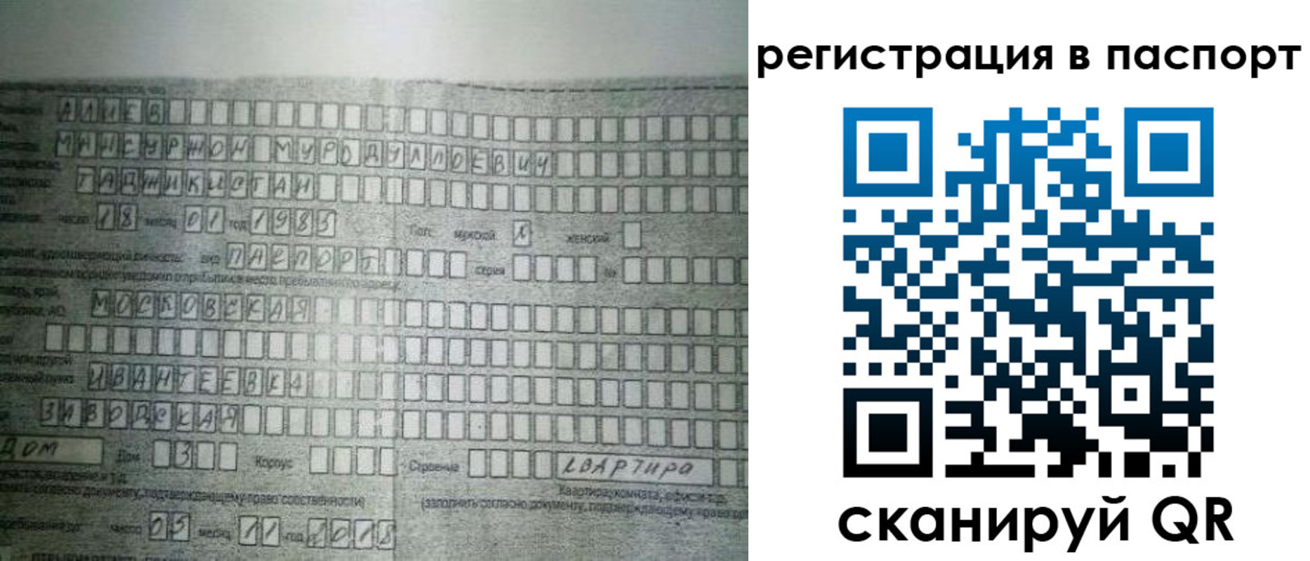 временная регистрация законно в Коврове